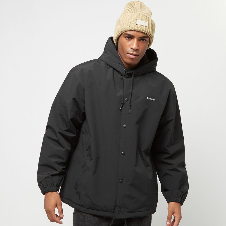 Commander Carhartt WIP Hooded Sail Jacket black/white Coupe-vents sur SNIPES